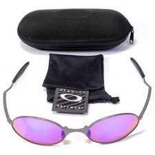 Oakley E-Wire | Purple Iridium Polarisierte Vintage Sonnenbrille | RAR Klassiker