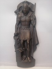 Bronze Wandrelief Heiliger