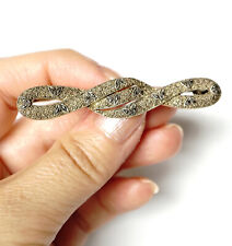 Dekorative grosse Art Deco Brosche aus 925/000 Silber  Theodor Fahrner  B3958