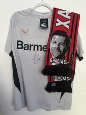 COA Signiert XABI ALONSO Shirt + Schal ZERTIFIKAT Autogramm Unterschrift