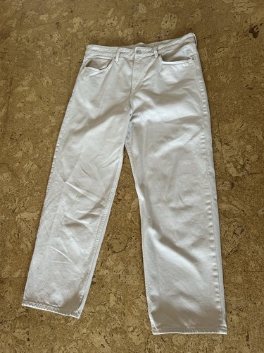 Jeans beige loose fit - beige,