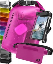 Nordlight 3er Set Wasserdichter Rucksack Dry Bag 5L - Roll Top Rucksack Kurierru