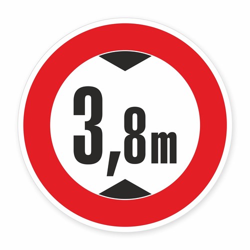 Schild durchfahrtshöhe - schild, „durchfahrtshöhe