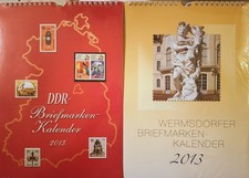 2 Briefmarken Kalender