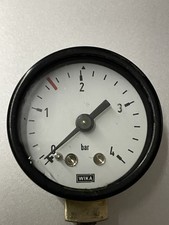 Wilka Manometer M6 0-4bar 40mm