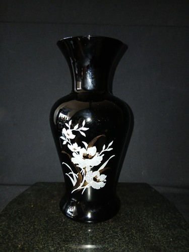 Elegante glasvase schwarz - elegante,