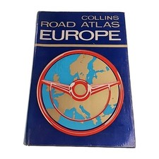 Road Atlas Europe Collins 1967