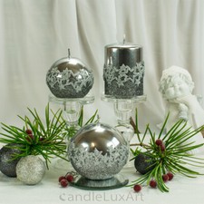 Stumpen Kerzen Kugelkerze