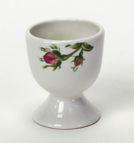 Eierbecher rose porzellan - eierbecher,