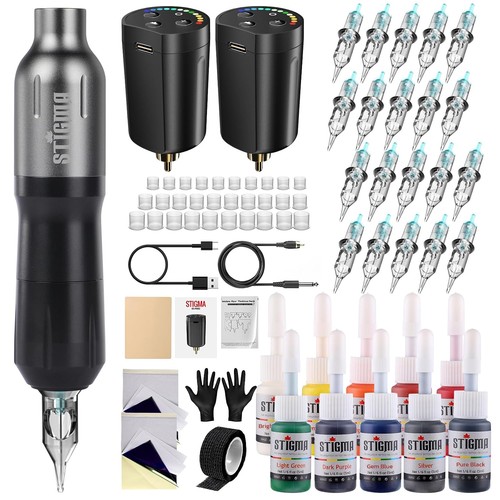 Tattoo maschine set wireless - tattoo,