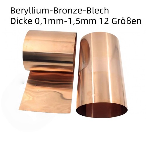 Becu beryllium bronze - becu, beryllium-bronze-blech