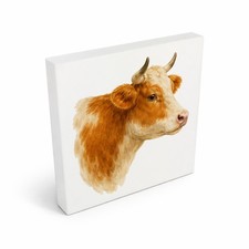 Kuh familie kuhkopf aquarell - kuhkopf,