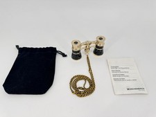 ESCHENBACH OPERNGLAS THEATERGLAS SCHWARZ GOLD MIT TASCHE