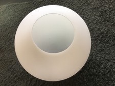 Lampenschirm Glaskugel 30 cm Glasschirm Ersatzglas opal weiss Öffnung 10-11 cm
