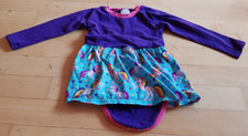 Tolles Body Kleid Babauba 86 wie neu 2x getragen Einhorn lila