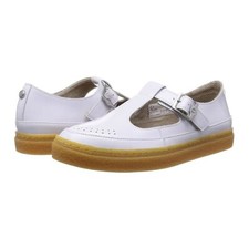 FRED PERRY Mary-Jane-Schuhe 'Ronnie White Patent Leather Shoe' - UK 5/EUR 38
