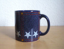 Wächtersbach Vintage Tasse Becher Kaffeetasse blau Sterne 70er Sammeltasse TOP