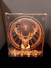 Jägermeister LED Lampe aus Acrylglas   - mit Standfuss und 12 Volt Netzteil