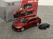 Xcartoys Audi RS6 Avant C7 Rot Mit Dachbox 1:64 Modellauto Diecast Modell 