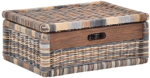 Flacher korb regalkorb - flacher,