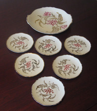 WINTERLING RÖSLAU BAVARIA Porzellanteller und Schälchen - GOLDRAND