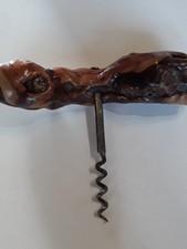 Korkenzieher, Rebholzkorkenzieher, Wurzelholz, Flaschenöffner, 