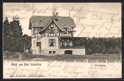 Ansichtskarte bad salzuflen - ansichtskarte,