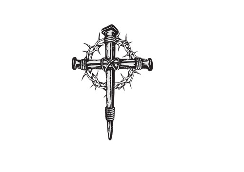 Kreuz autoaufkleber wandtattoo - kreuz, autoaufkleber/wandtattoo