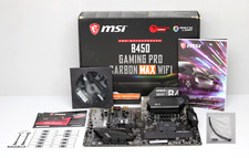 MSI AMD Motherboard B450 GAMING PRO CARBON MAX WIFI Socket AM4, PCI Express 3.0