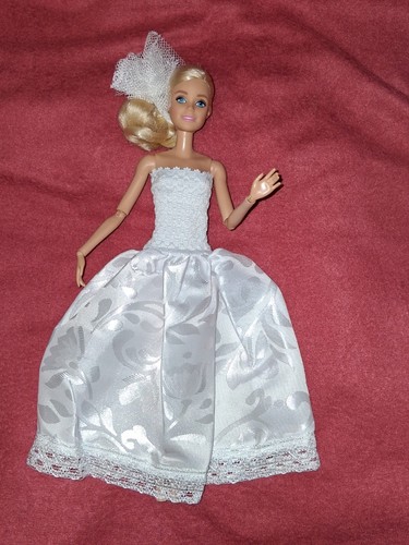 Barbie puppen kleid brautkleid - puppen,