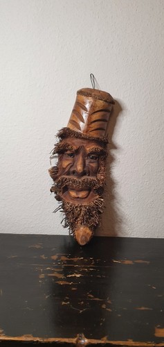 Vintage holzschnitzerei einer - vintage,