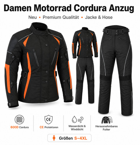 Neu damen motorradkombi - damen,