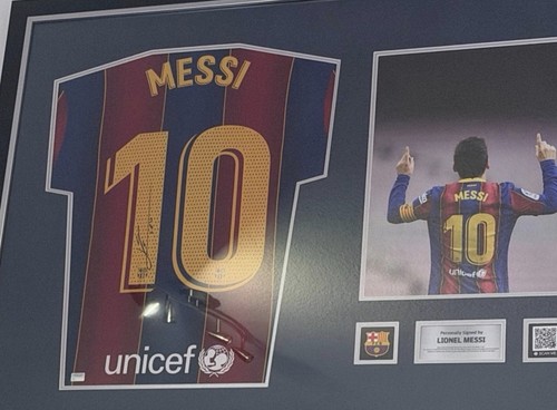 Lionel messi autogramm - messi, trikot