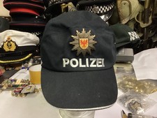 Police,Polizeimütze, Base cap, Polizei, Bundesland Brandenburg, Abzeichen