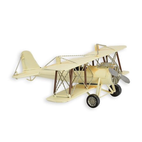 Deko flugzeug dooppeldecker - deko,