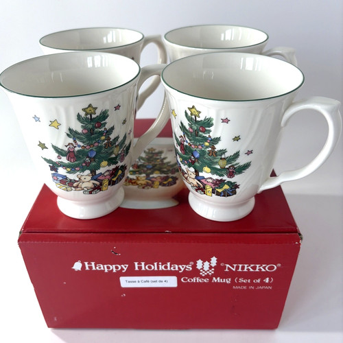 Vintage happy holidays nikko - vintage,