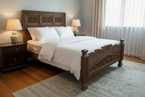 Antik sehr massive bett - sehr,