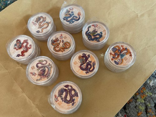 Color 2oz silbermünze - x,