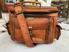 Neue echte Camel Leder DSLR