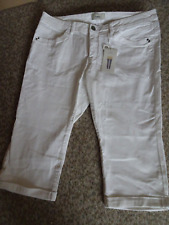 Bauchweg Capri-Jeans Heine Mod. Alwa Gr. 44 weiß, Stretch Neu 222