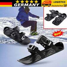 Mini Ski Skates für Winterschuhe kurze Skier Snowskates Erwachsene Unisex DEU 