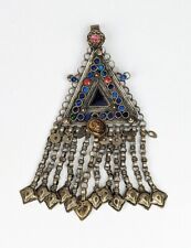 Anhänger, Berber Hochzeitsschmuck - Metall und Glassteine