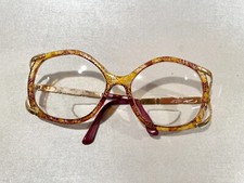 Vintage Brille Christian Dior 2605, extravagantes Gestell, Gläser ~1,5+, Schliff