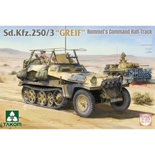 TAKOM MODEL TAK2194 Sd.Kfz.250/3 "GREIF" Rommel's Command Half-Track
