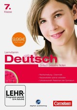 Cornelsen Lernvitamin Deutsch 7. Klasse Lernsoftware für Schüler / Schule