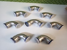 Geberit Mapress Edelstahl 28 mm Pressfitting Set Konvolut Rohr Winkel Verbinder