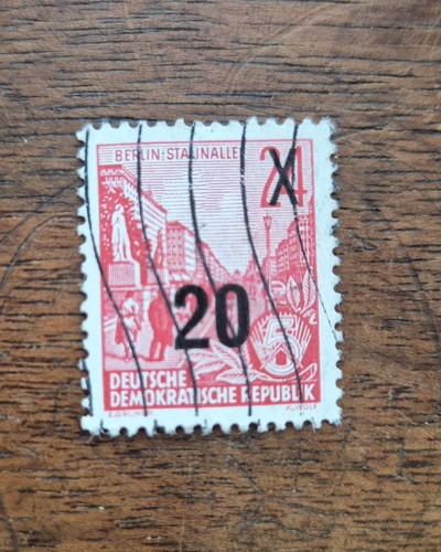 Briefmarke ddr jahresplan - ddr,