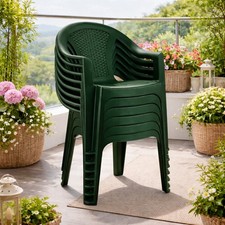 6er Stapelstuhl Outdoorstuhl