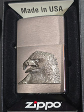 Zippo ADLER Eaglehead (Custom PIN Style) Lighter – Chrom gebürstet CG
