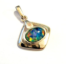 Vintage kleiner Opalanhänger